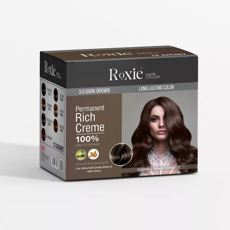 Roxie hair color box dark brown